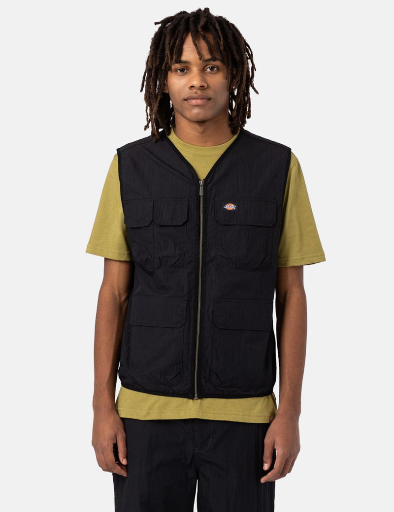 Dickiesパシフィックベスト-ブラック