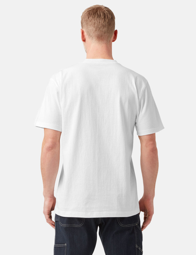 T-shirt à logo 100 anniversaire de Dickies - Blanc