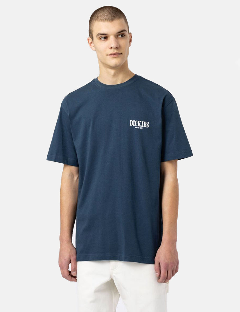 Dickies 켈소 티셔츠 - 에어포스 블루