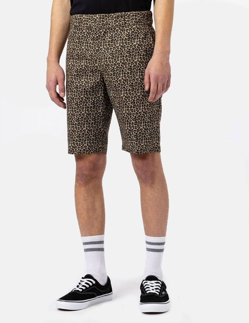 Dickies Short Silver Firs - Imprimé Léopard
