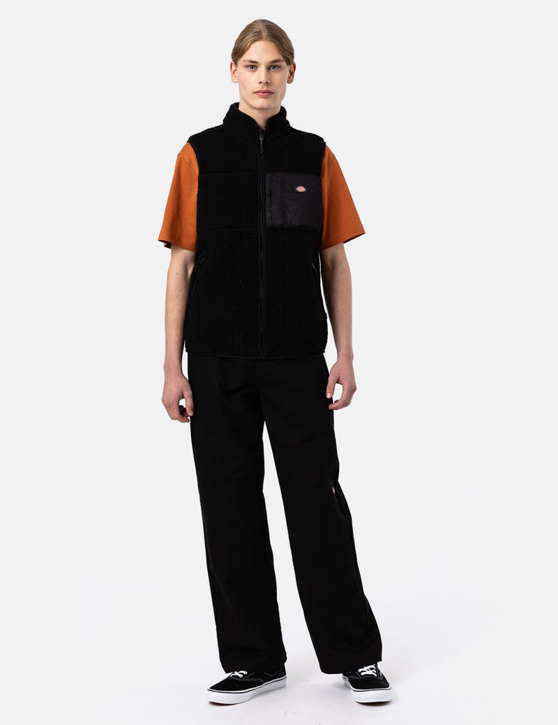 Dickies Red Chute Fleece Gilet - Noir