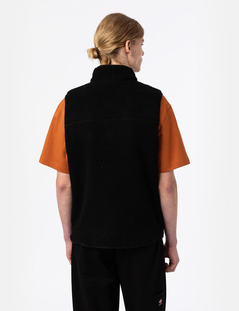 Dickies Red Chute Fleece Gilet - Noir
