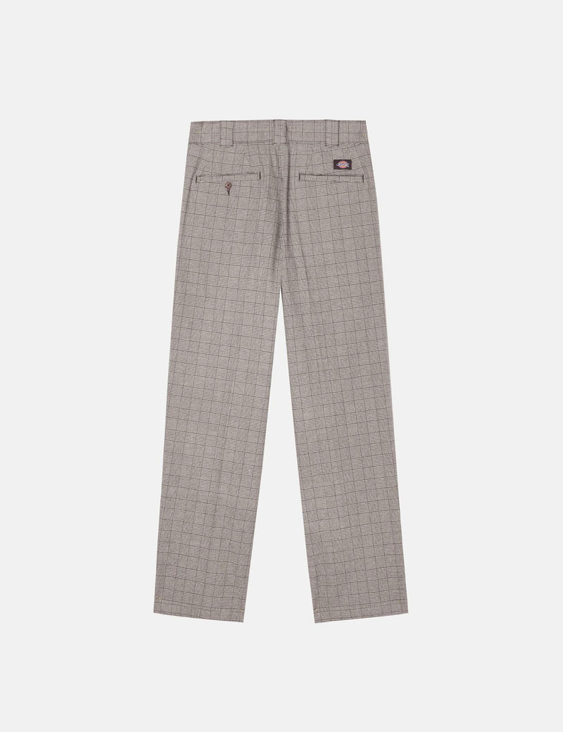 Dickies Bakerhill Plissé Pantalon (Lâche) - Marron Foncé