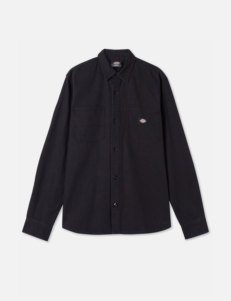 Chemise en toile Dickies Duck - Stone Washed Black