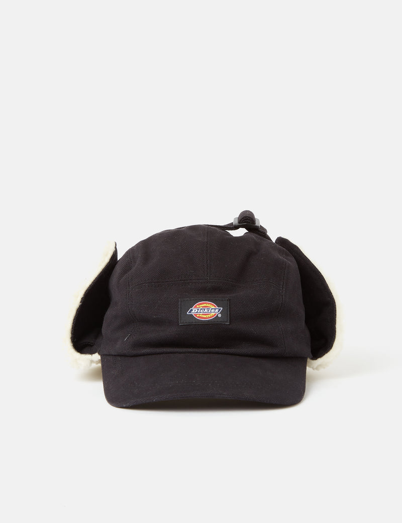 Dickies King Cove イヤー フラップ キャップ - ブラック