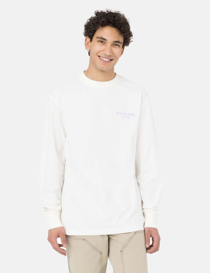 Dickies Oatfield Long Sleeve T-Shirt - Cloud White