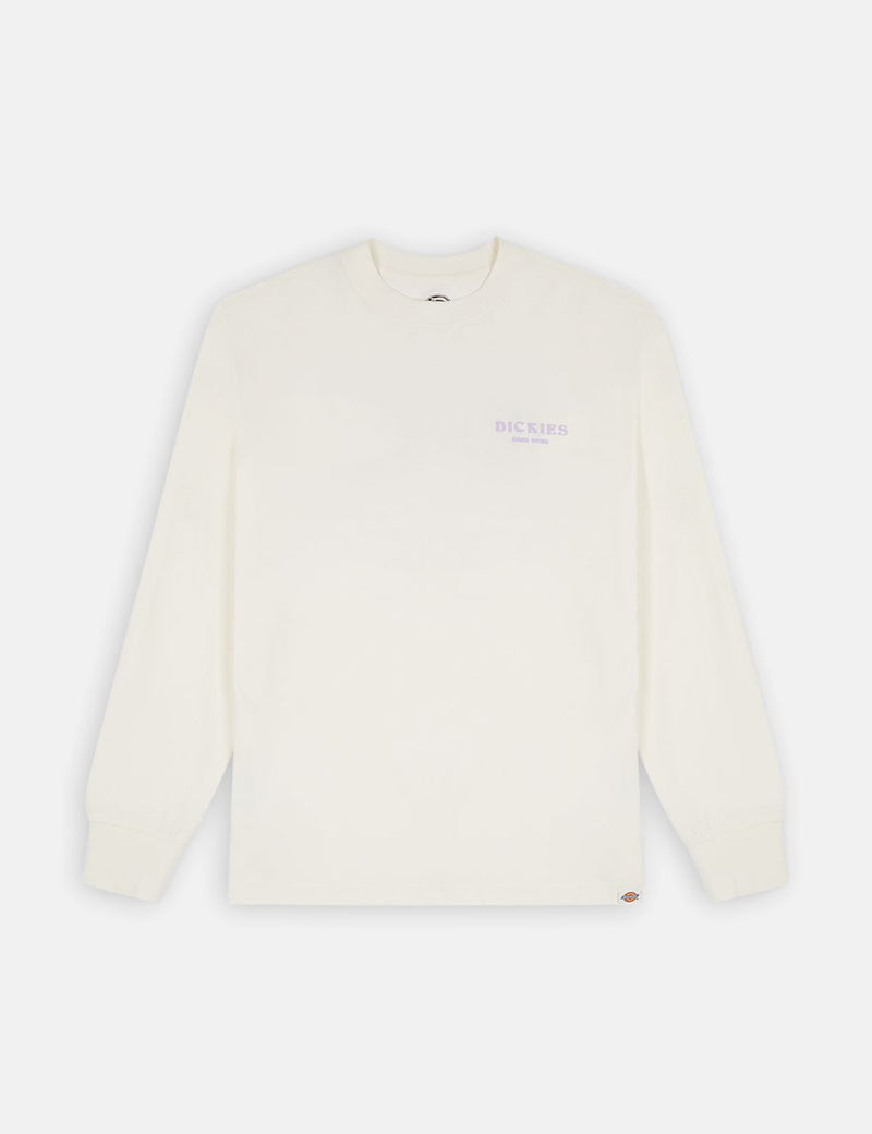 Dickies Oatfield Long Sleeve T-Shirt - Cloud White