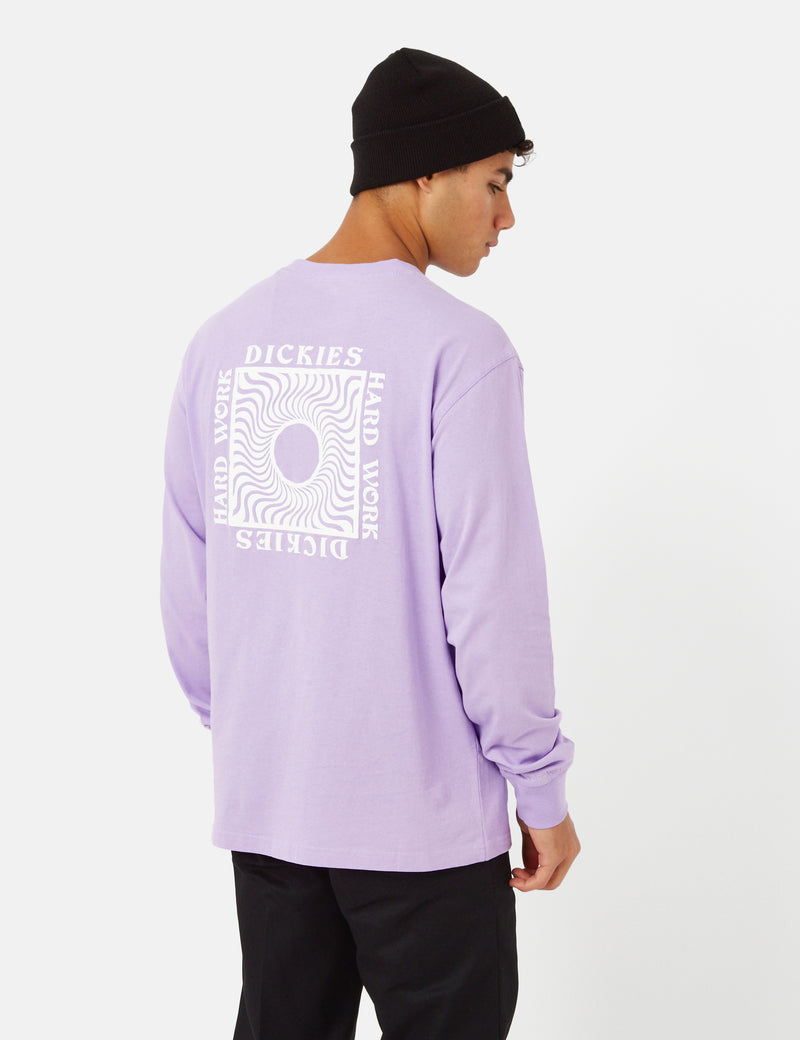 Dickies Oatfield Long Sleeve T-Shirt - Purple Rose