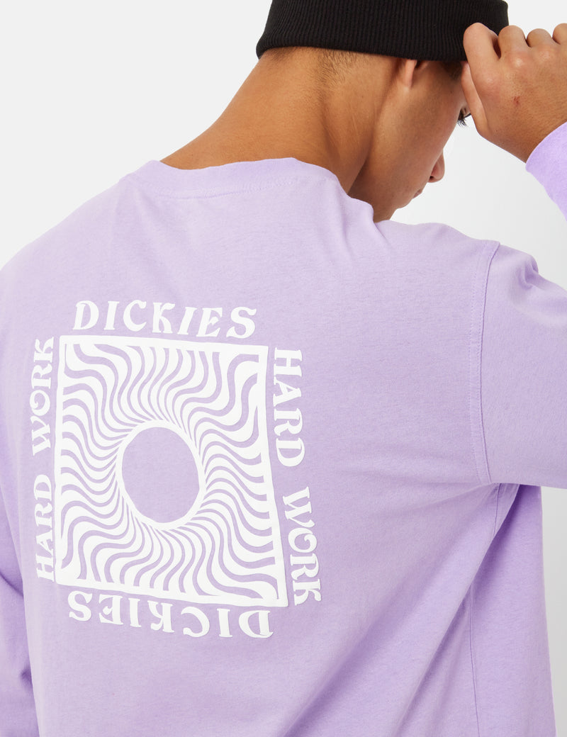 Dickies Oatfield Long Sleeve T-Shirt - Purple Rose