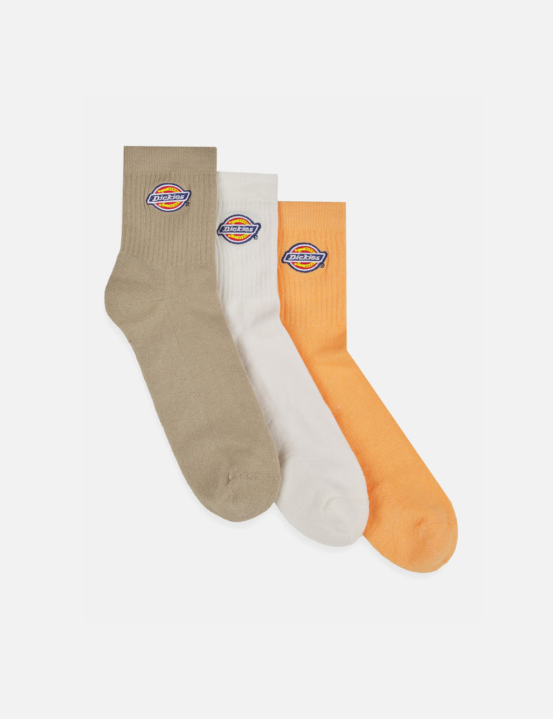 Dickies Valley Grove Mid Socks - Papaya Smoothie Orange