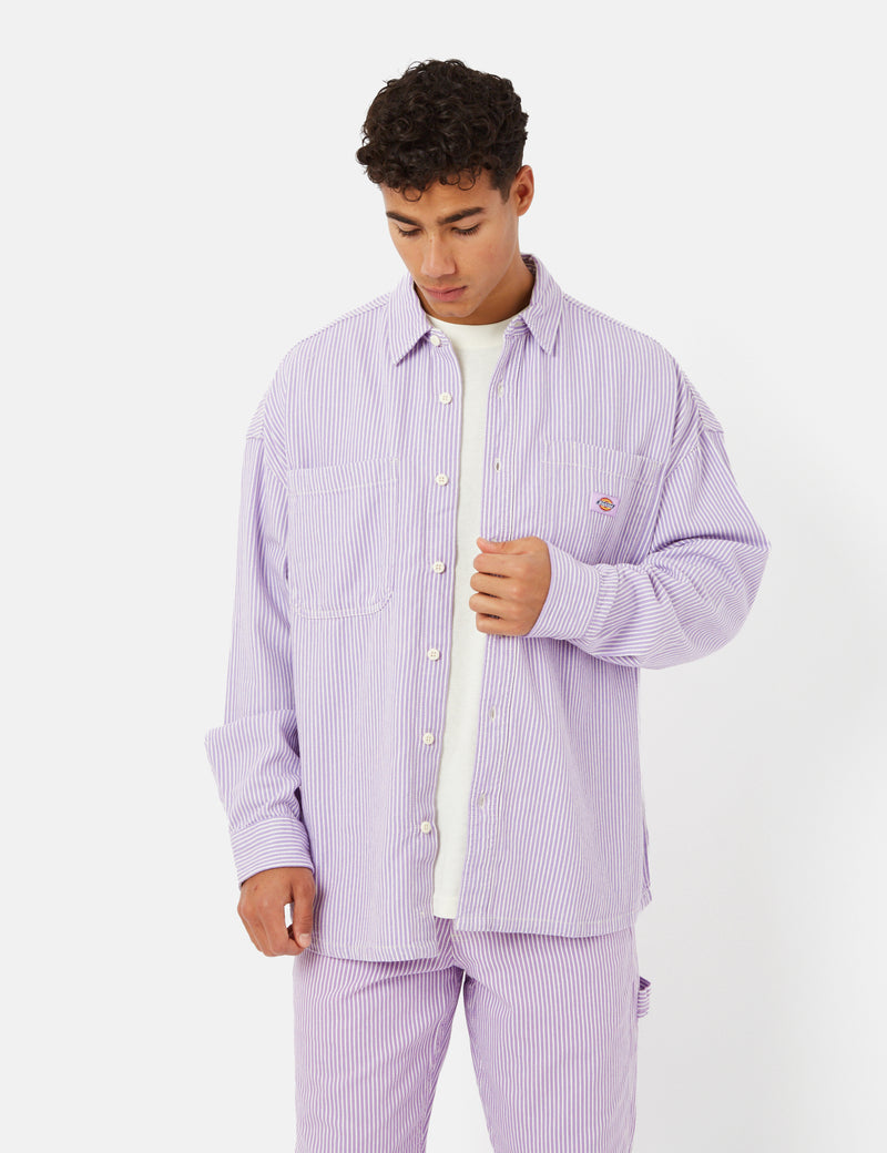 Dickies Hickory Over Shirt - Purple Rose