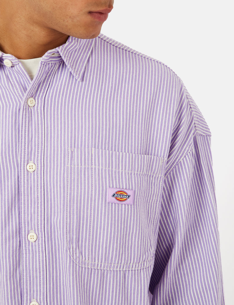 Dickies Hickory Over Shirt - Purple Rose