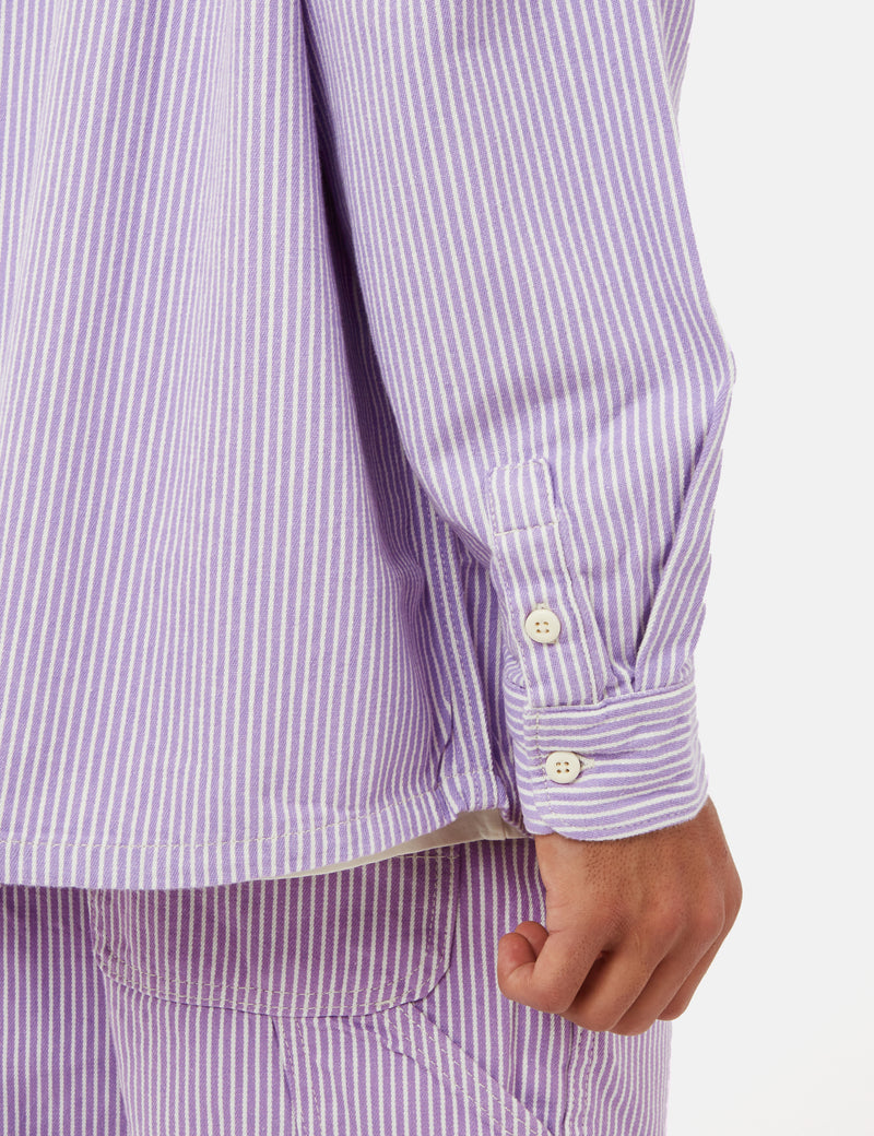 Dickies Hickory Over Shirt - Purple Rose