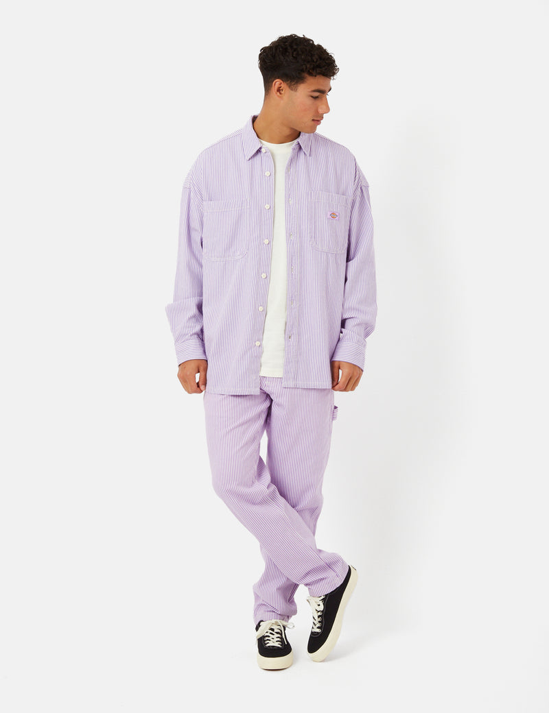 Dickies Hickory Over Shirt - Purple Rose