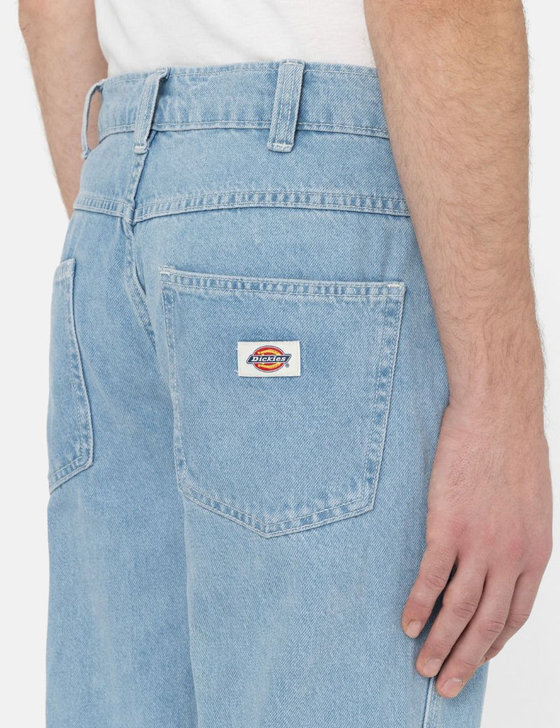 Dickies Duck Houston Jeans (Relaxed) - Light Blue Stonewash