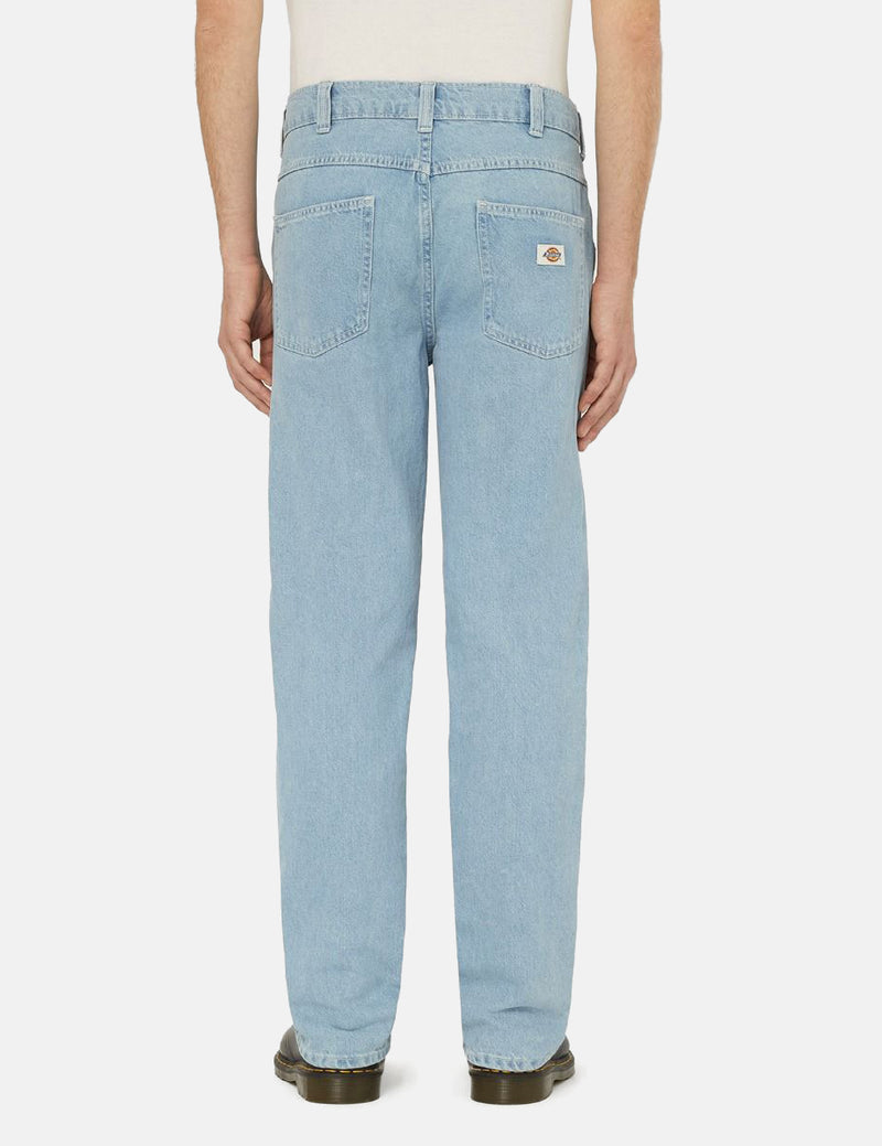 Dickies Duck Houston Jeans (Relaxed) - Light Blue Stonewash