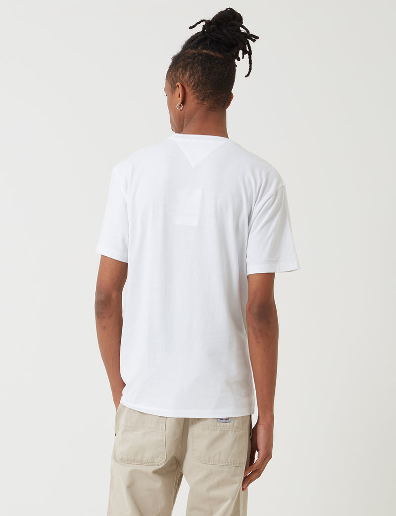 T-Shirt Tommy Hilfiger Neon Script - Blanc Classique