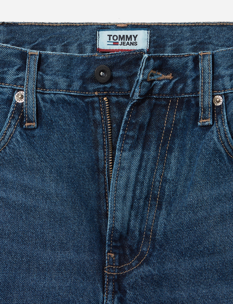 Tommy Hilfiger 100 % 재활용 1988 청바지 (모던 테이퍼 드)-미드 블루
