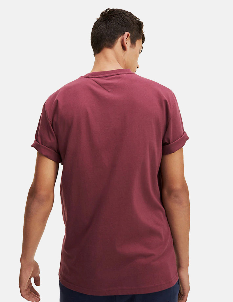 Tommy Hilfiger Small Logo T-Shirt - Burgundy