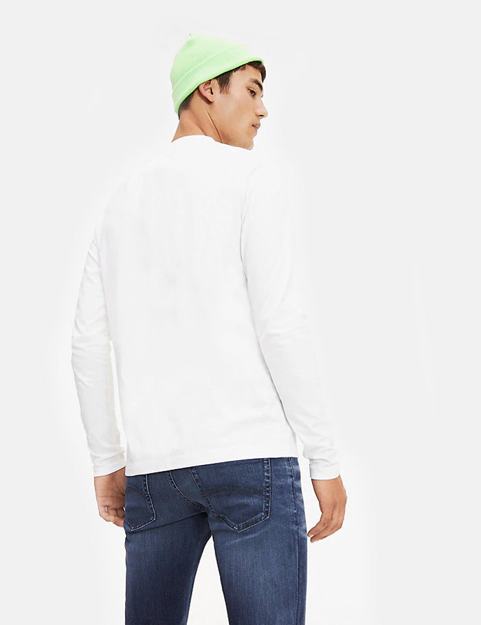 Tommy Jeans Mock Neck T-Shirt - White