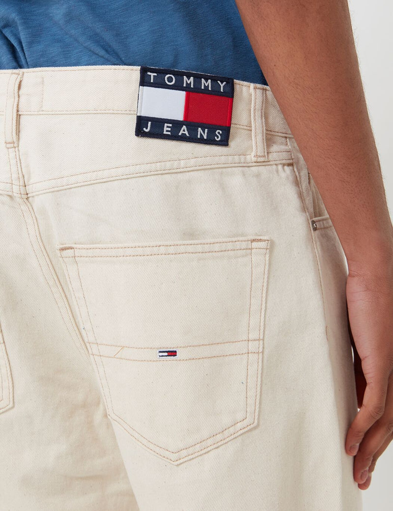 Tommy Jeans Dad Jeans (스트레이트 레그)-Work Ecru Rigid