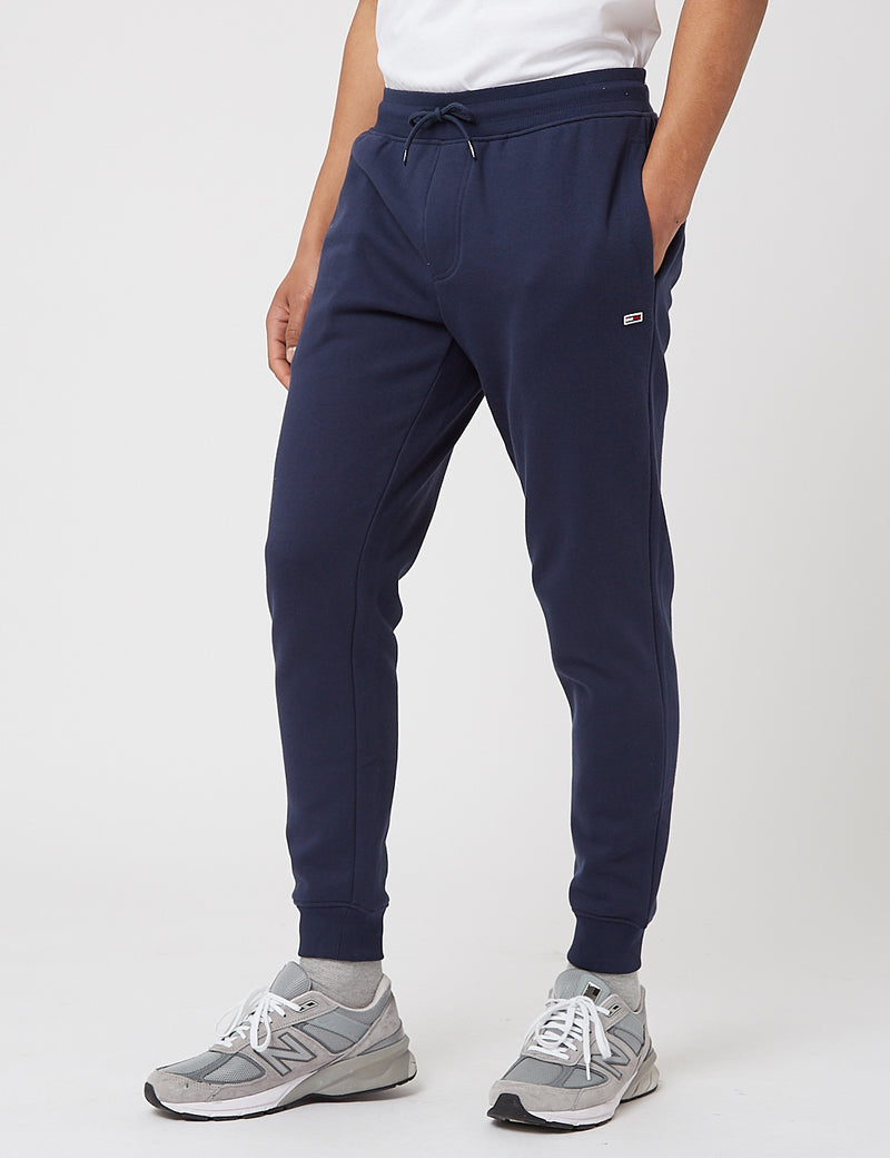 Pantalon de survêtement Tommy Jeans Fleece (Slim) - Bleu Marine Twilight