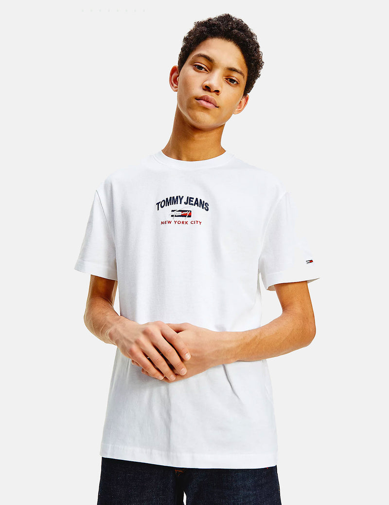 Tommy Jeans Timeless Tommy Script T-Shirt - White