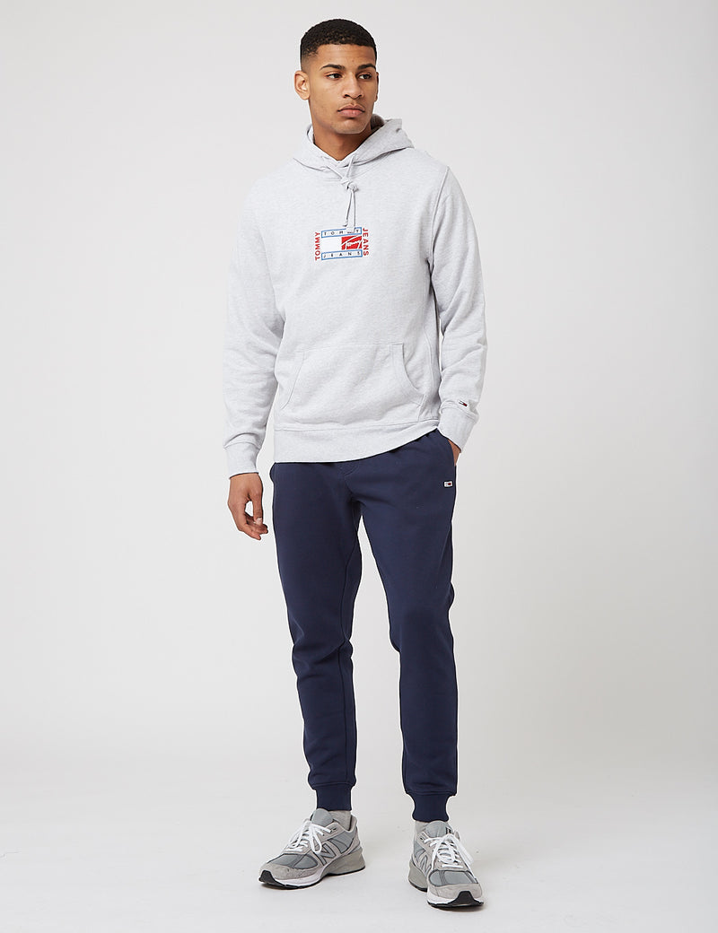 Sweat à Capuche Tommy Jeans Timeless - Silver Grey Heather