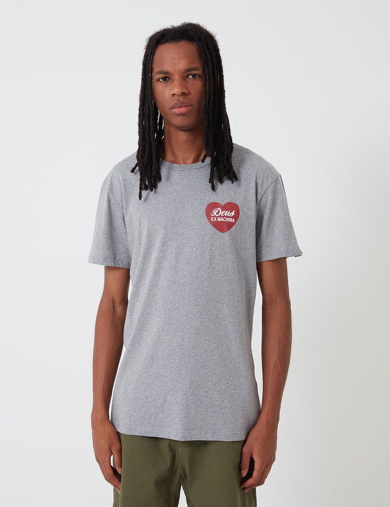 Deus Ex Machina Sentiments T-Shirt - Grey Marle