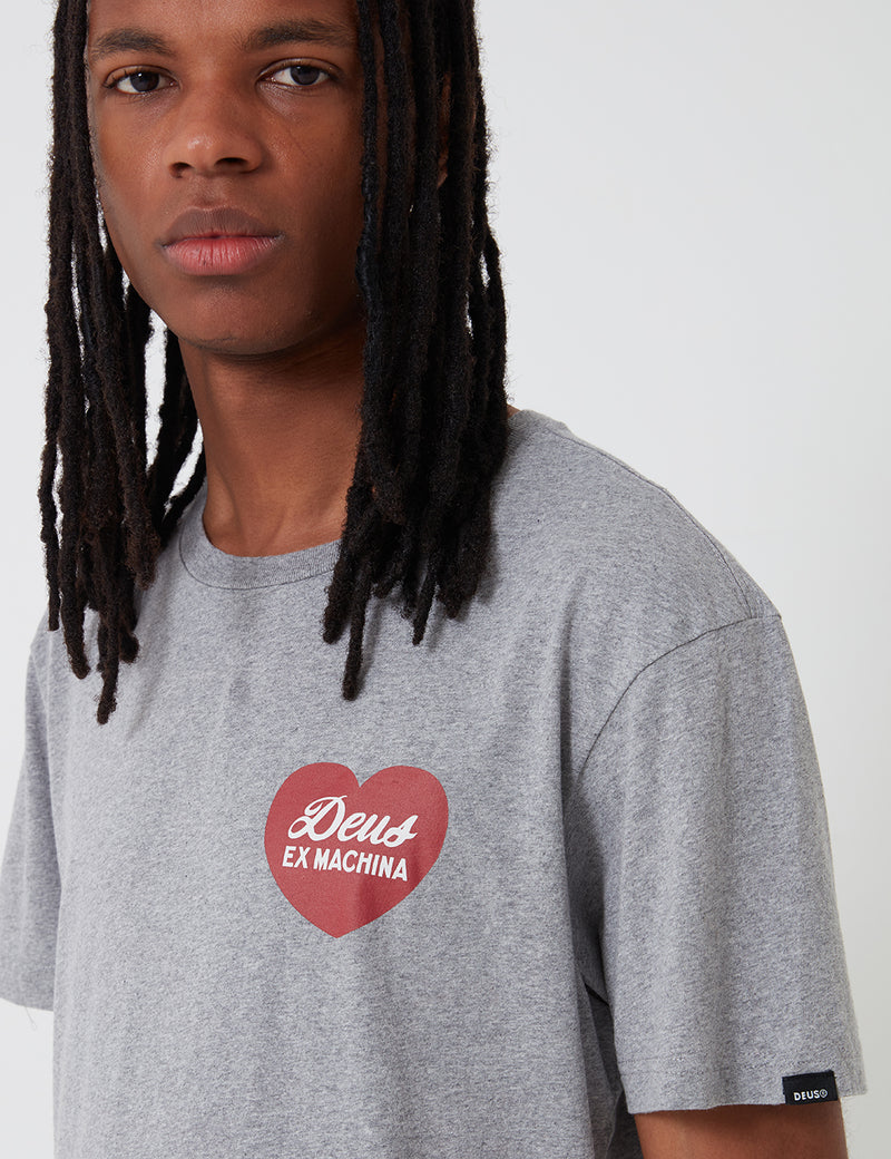 Deus Ex Machina Sentiments T-Shirt - Grey Marle