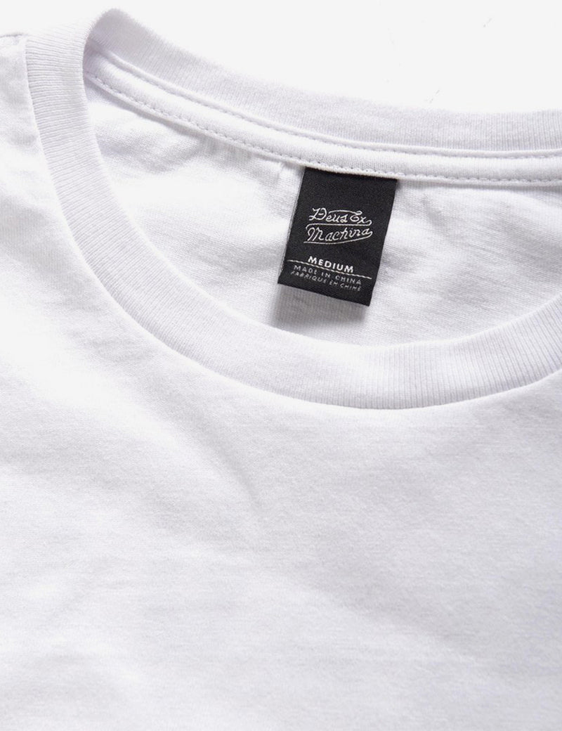 Deus Ex Machina Long Sleeve Tokyo T-shirt - White