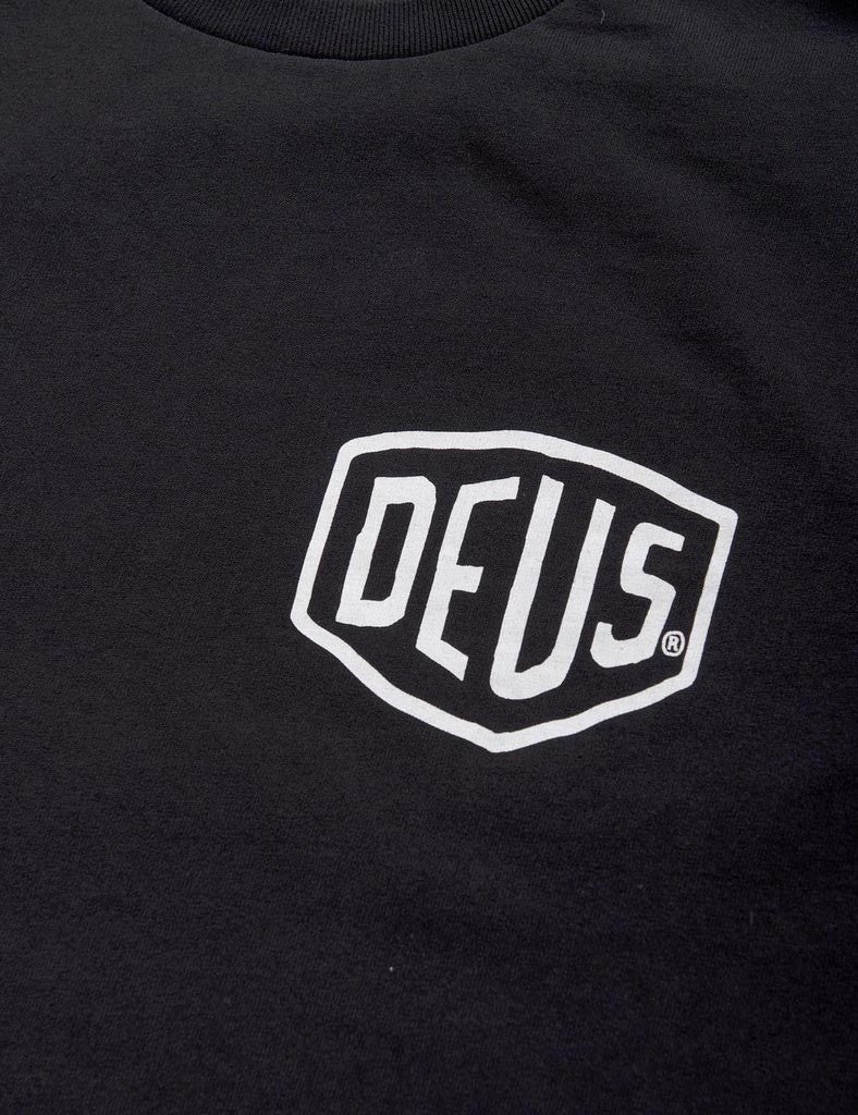 Deus Ex Machina Long Sleeve Tokyo T-shirt - Black