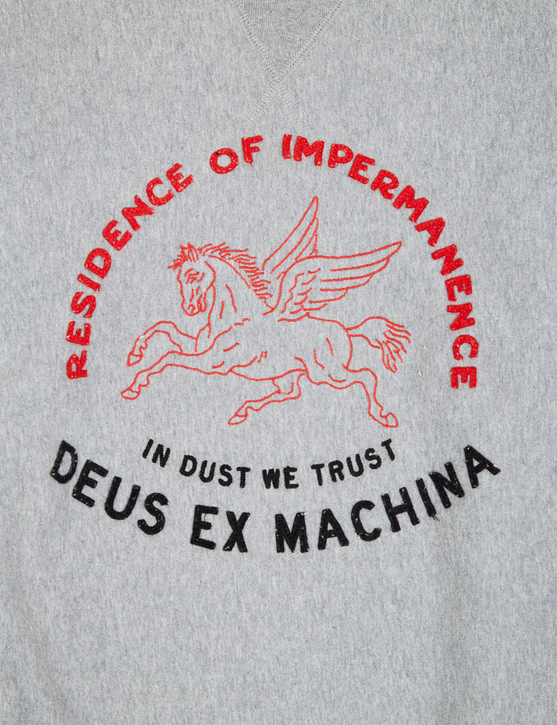 Deus Ex Machina Trust Sweat - Grey Marl