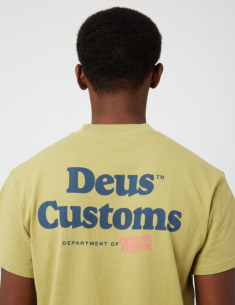 Deus Ex Machina Physik T-Shirt - Salbeigrün