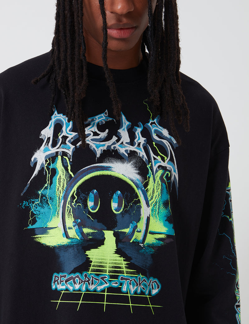 Deus Ex Machina Sympathy Long Sleeve T-Shirt - Phantom Black