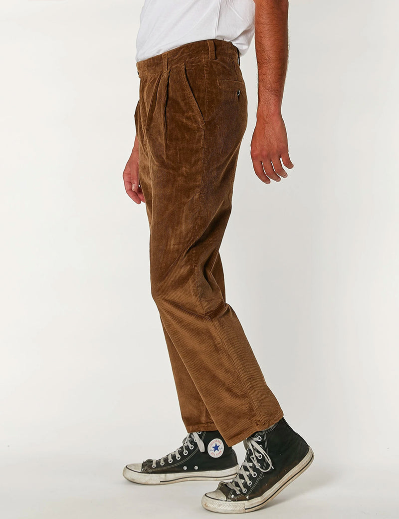 Deus Ex Machina Malvo Cord Pant - Tobacco