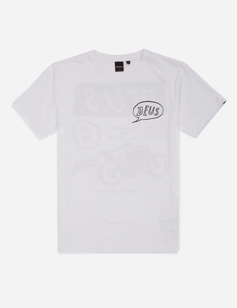 Deus Ex Machina NR98 T-Shirt - Weiß