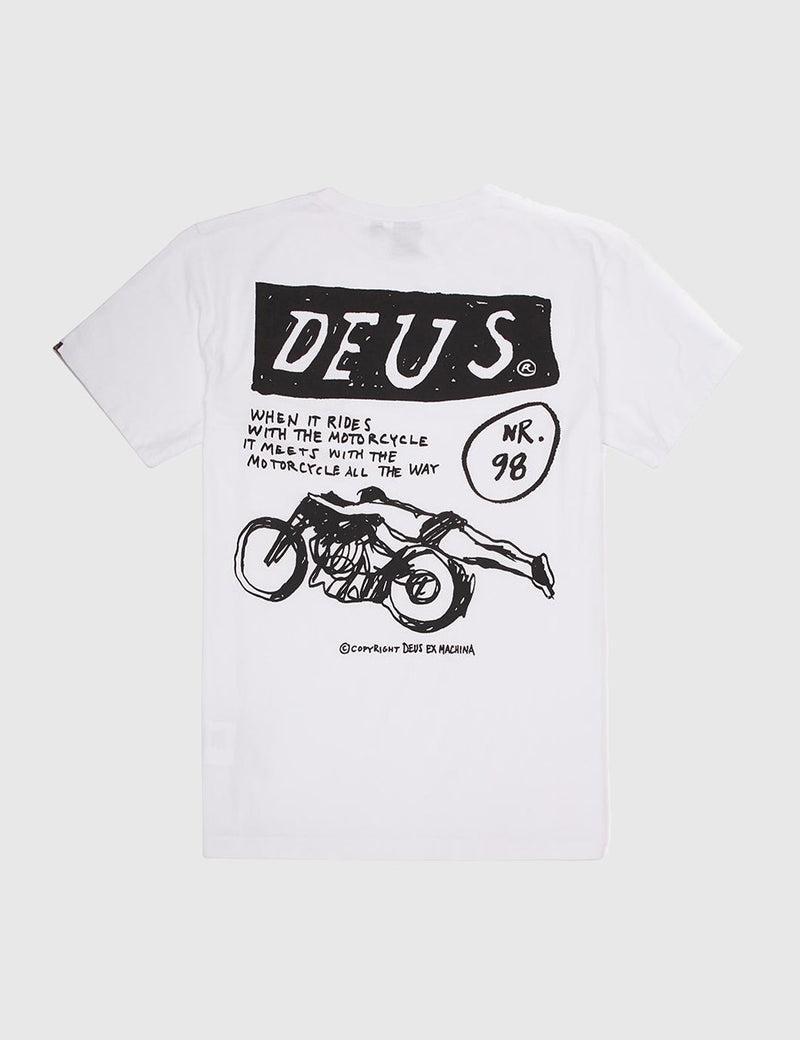 Deus Ex Machina NR98 T-Shirt - Weiß