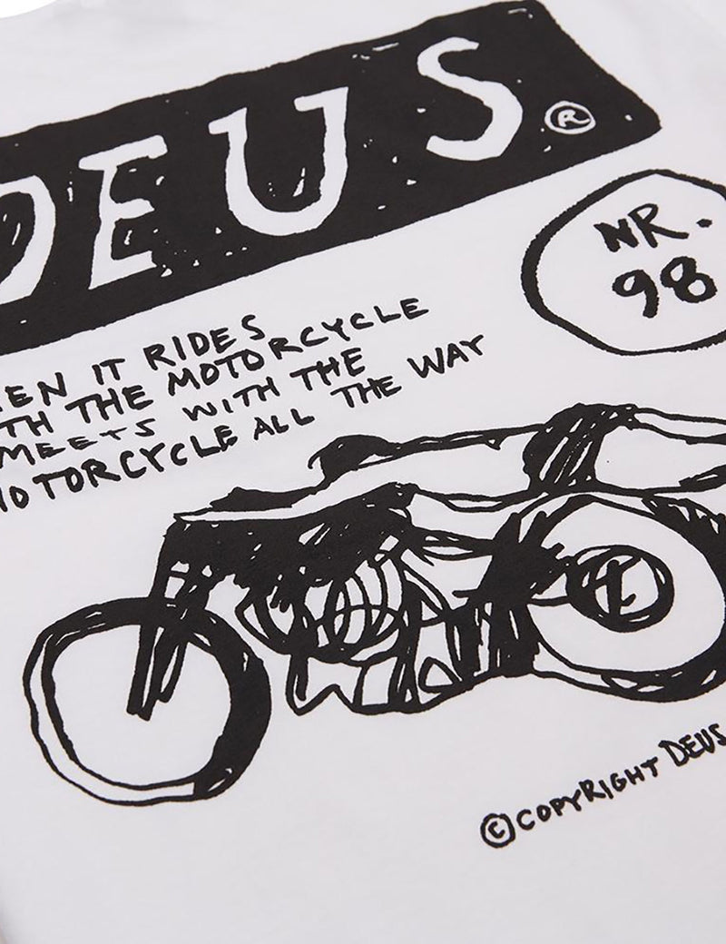Deus Ex Machina NR98 T-Shirt - White