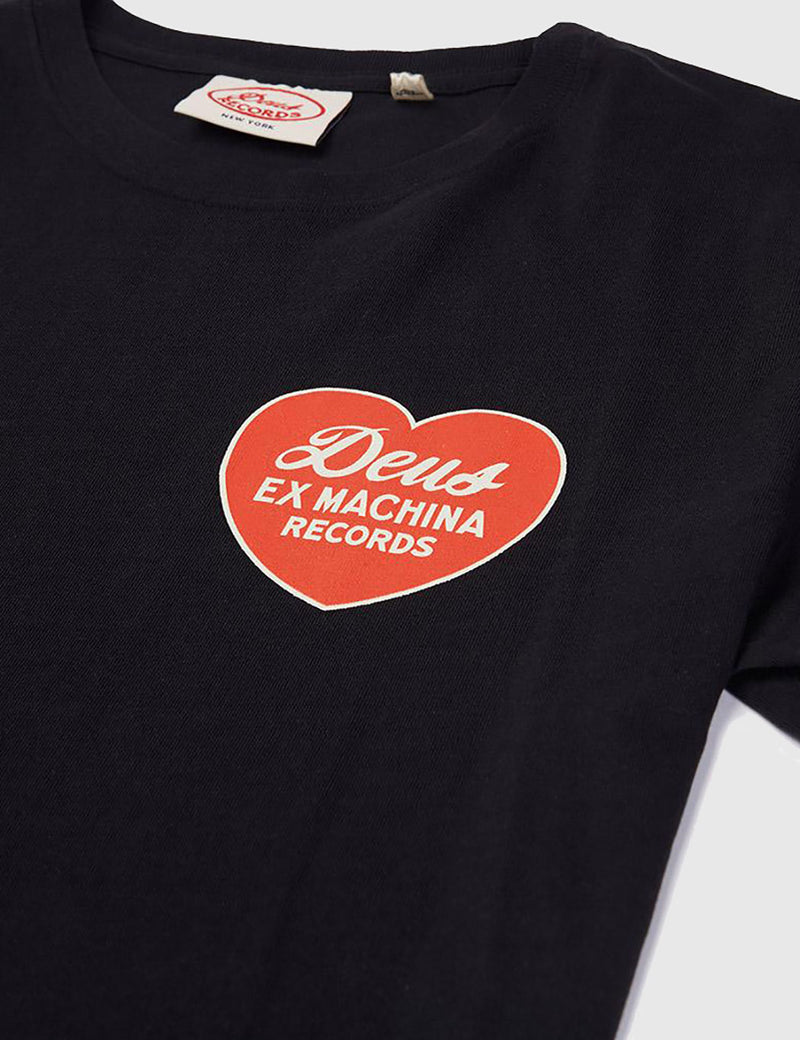 Deus Ex Machina Beating Heart T-Shirt - Black
