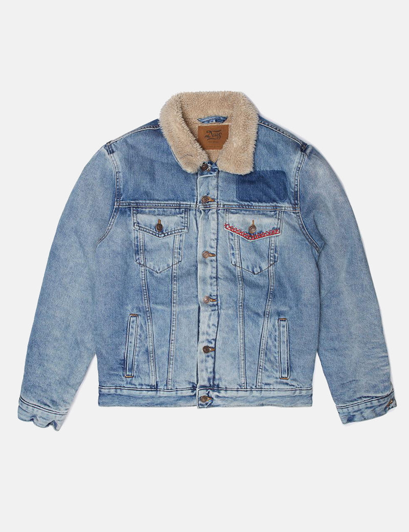 Veste de camionneur en denim Deus Ex Machina Ronald - Stonewash
