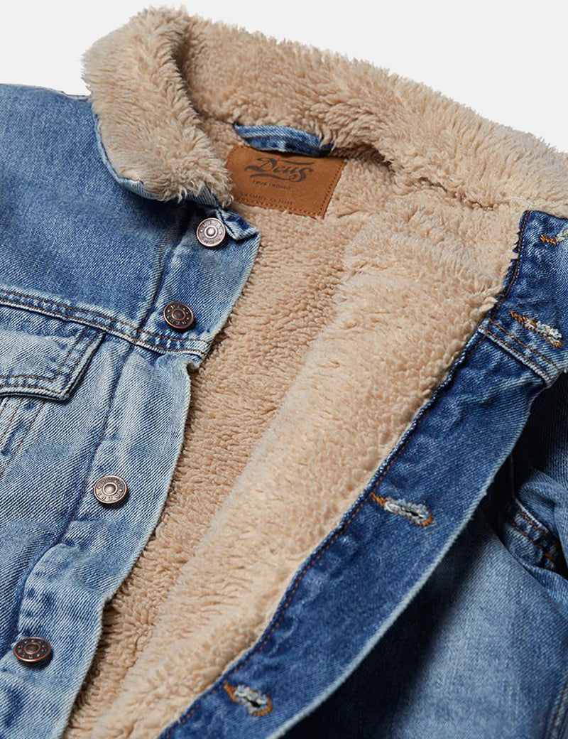 Veste de camionneur en denim Deus Ex Machina Ronald - Stonewash