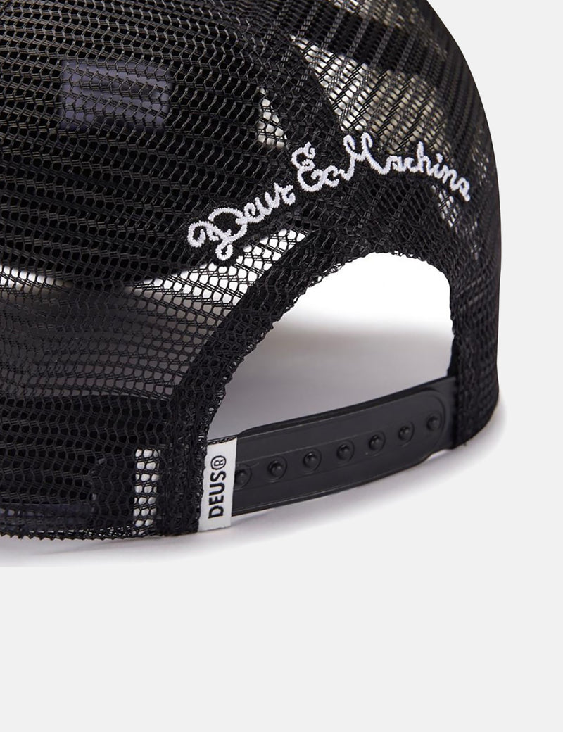 Deus Ex Machina Glover Trucker Cap - Black