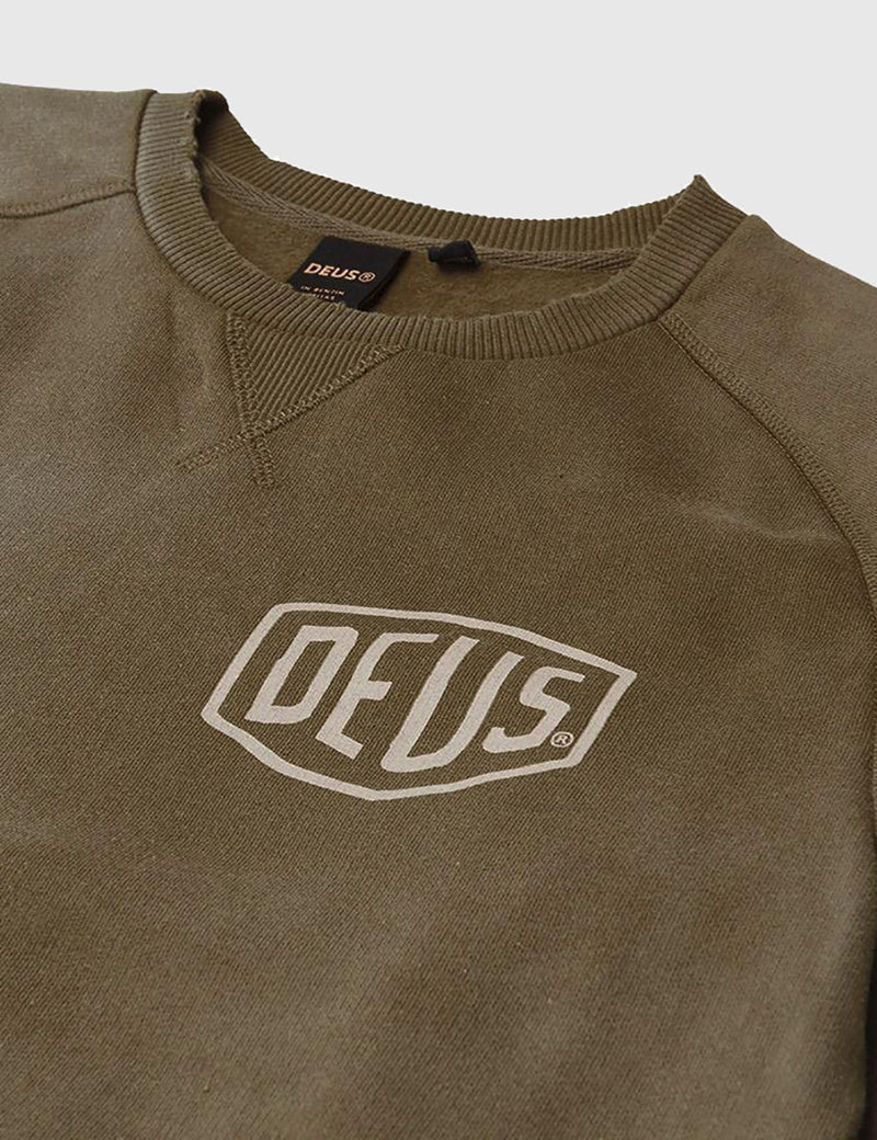 Deus Ex Machina Sunbleached Milan Sweatshirt - Bark