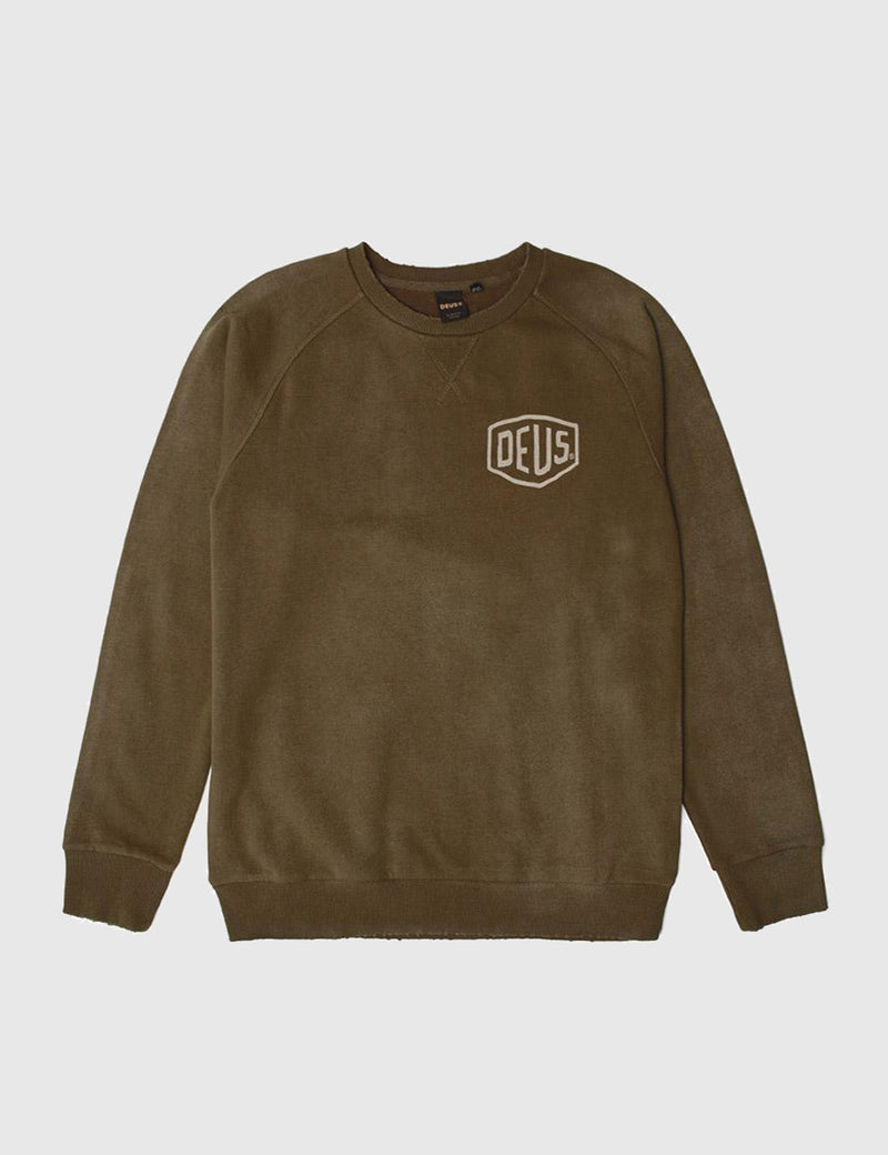 Deus Ex Machina Sunbleached Milan Sweatshirt - Bark