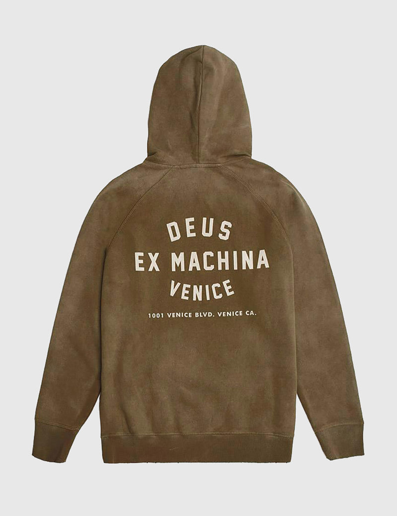 Deus Ex Machina sunbleached Mailand T-Shirt - Bark
