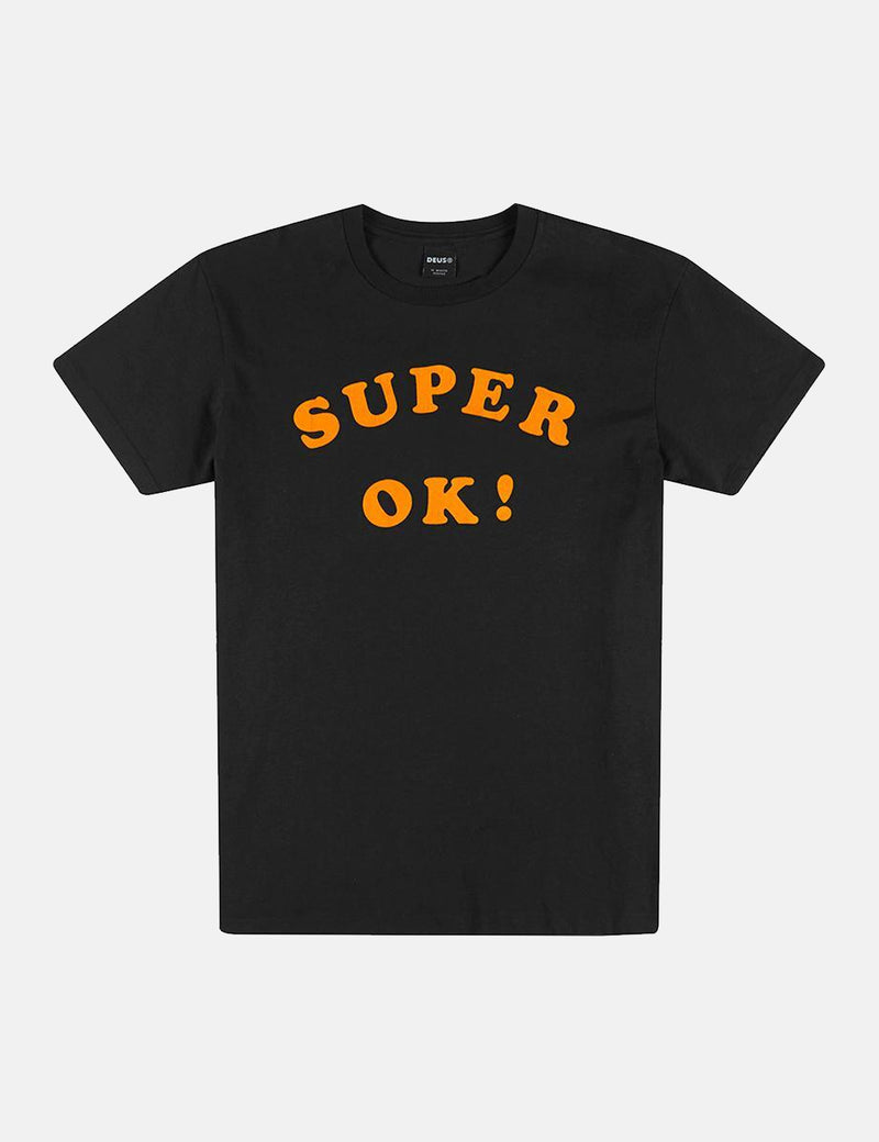 Deus ExMachinaノックアウトTシャツ-ブラック