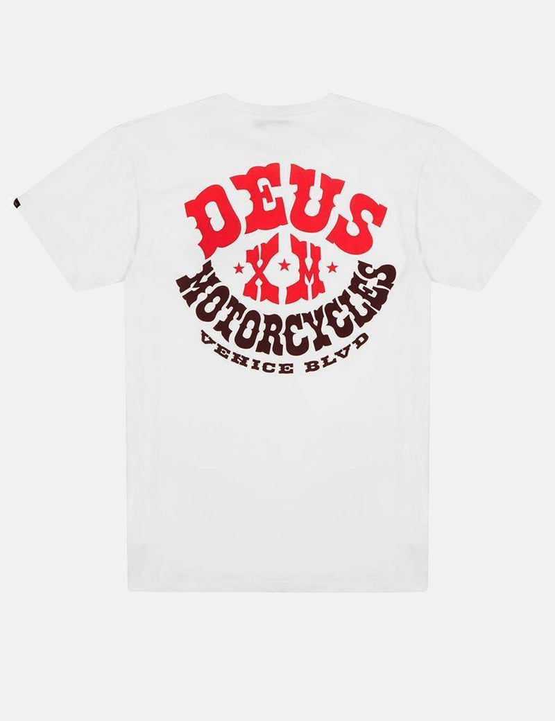 Deus Ex Machina 빅 토 티셔츠-빈티지 화이트