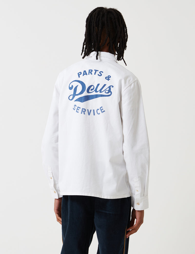 Deus Ex Machina Station Shirt - Vintage White
