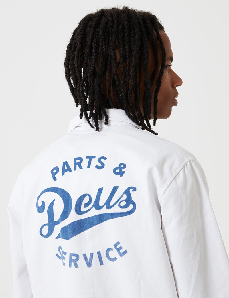 Deus Ex Machina Station Shirt - Vintage White